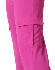 Pantalón Moda Cargo Mujer Rosa Stfashion 52404634