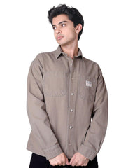 Camisa Hombre Casual Slim Beige Furor 62107052