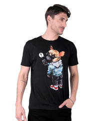 Playera Hombre Moda Camiseta Negro Aditivo 55205218