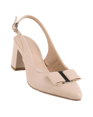 Zapatilla Mujer Tacon Beige Lady Paulina 02704207
