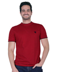 Playera Hombre Basico Camiseta Rojo Stfashion 61705400