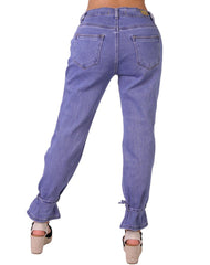 Jeans Mujer Moda Recto Azul American Fly 51405421