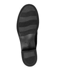 Zapato Mujer Mocasin Vestir Tacon Negro Piel Flexi 02504064