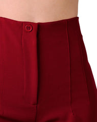 Pantalón Mujer Vestir Skinny Rojo Stfashion 79305226
