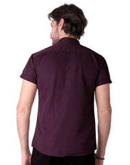 Camisa Hombre Casual Slim Vino Stfashion 50505032