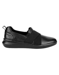Zapato Mujer Confort Piso Negro Piel Flexi 02503717