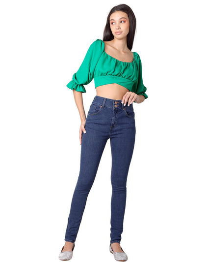 Jeans Basico Skinny Mujer Azul Oggi Katia 59105007