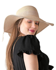 Sombrero De Playa Mujer Beige Sc London 56705019