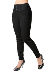 Jeans Mujer Moda Skinny Negro Furor Cartagena 62106828