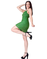 Vestido Mujer Formal Verde Stfashion 64104809
