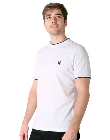 Playera Hombre Basico Camiseta Blanco Stfashion 61704800