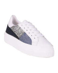 Tenis Mujer Casual Plataforma Blanco Pita Perez 17704100