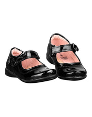 Zapato Niña Escolar Piso Negro Lia 19904100