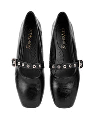 Flat Mujer Negro Stfashion 22704101