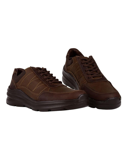 Zapato Hombre Oxford Casual Café Piel Merano Shoes 04004111