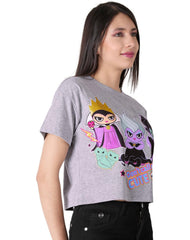Playera Mujer Moda Top Gris Disney 58204856