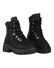 Botin Mujer Casual Tacon Negro Via Urbana 06804126