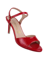Sandalia Mujer Formal Tacon Rojo Stfashion 04204218