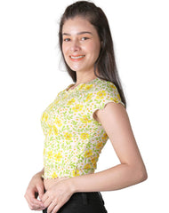 Playera Mujer Moda Camiseta Amarillo Stfashion 72604709