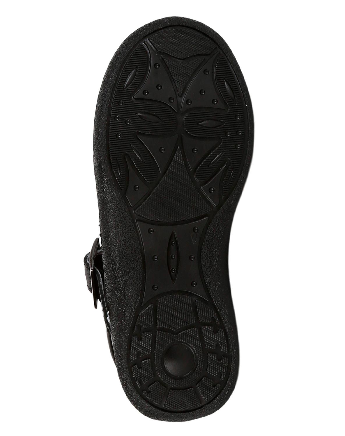 Zapato Escolar Niña Negro Piel Chicle Fresa 18803800