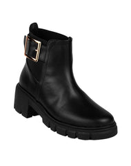 Botin Mujer Casual Tacon Negro Stfashion 00304118