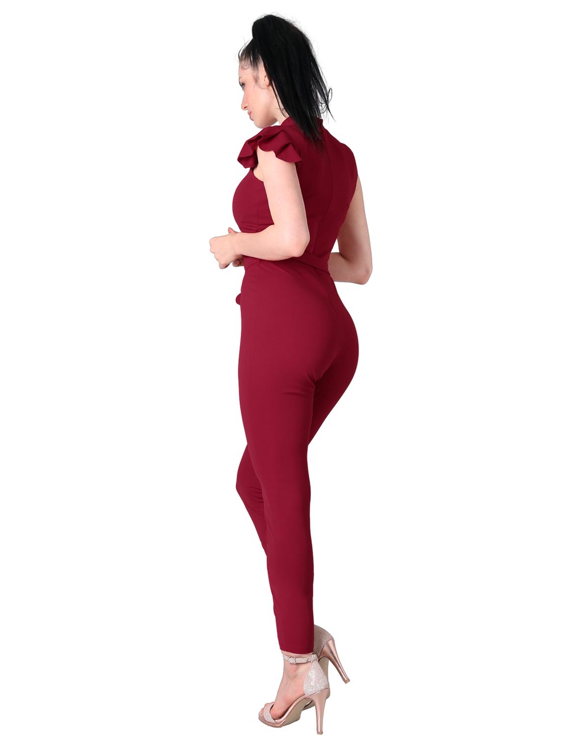 Jumpsuit Formal Mujer Rojo Stfashion 79304433