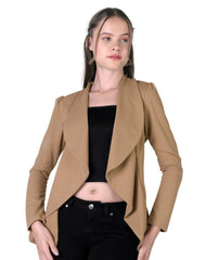 Saco Mujer Formal Cardigan Beige Stfashion 72605413