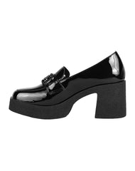 Zapatilla Mujer Tacon Negro Capa De Ozono 06004221
