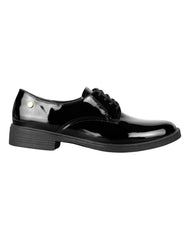 Zapato Mujer Mocasin Vestir Tacon Negro Stfashion 22904101