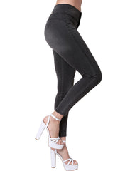 Jeans Mujer Moda Skinny Gris Fergino 52904619