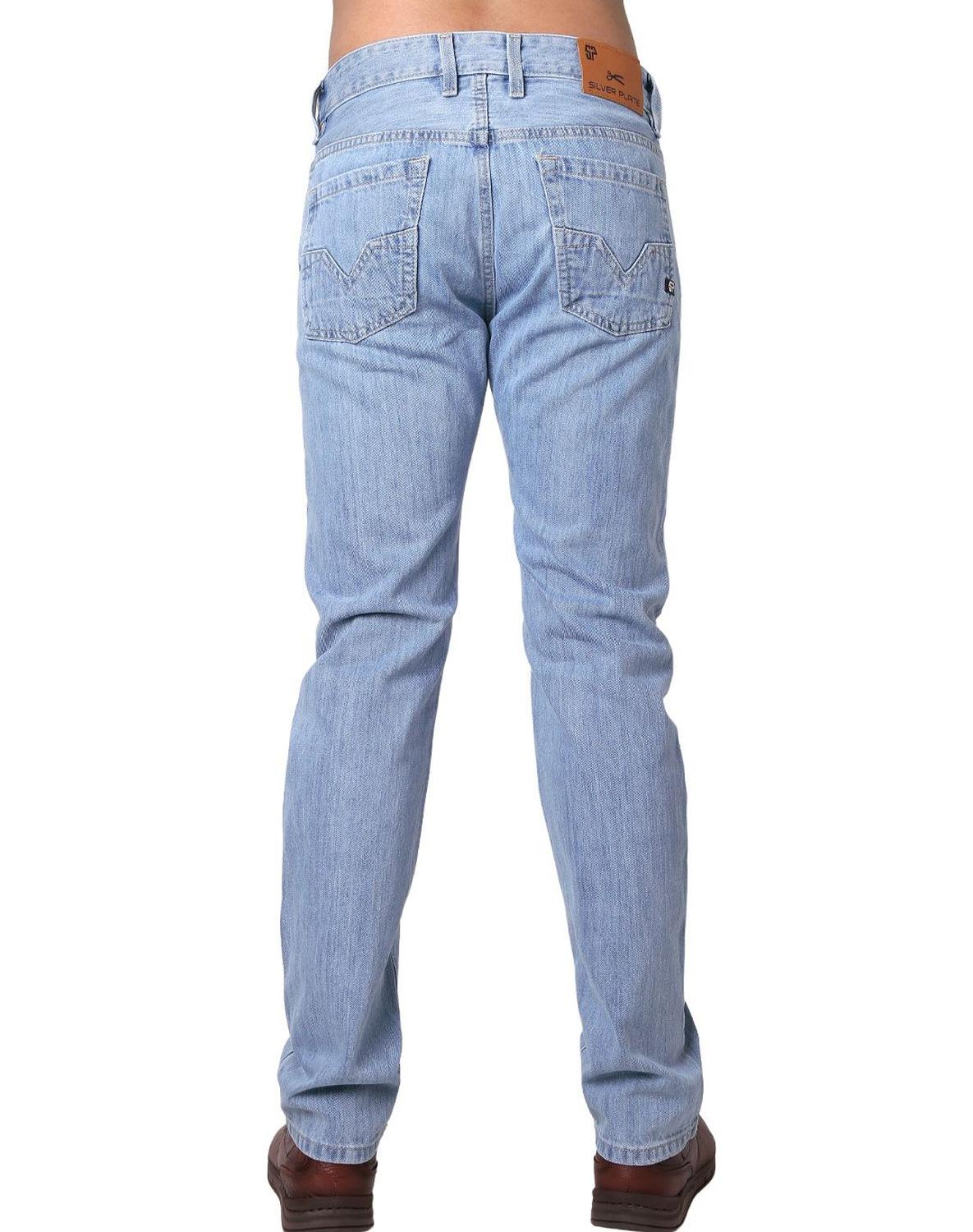 Jeans Hombre Basico Recto Azul Silver Plate 60105001 – SALVAJE