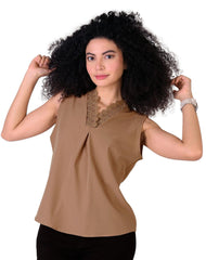 Blusa Mujer Beige Stfashion 69705409