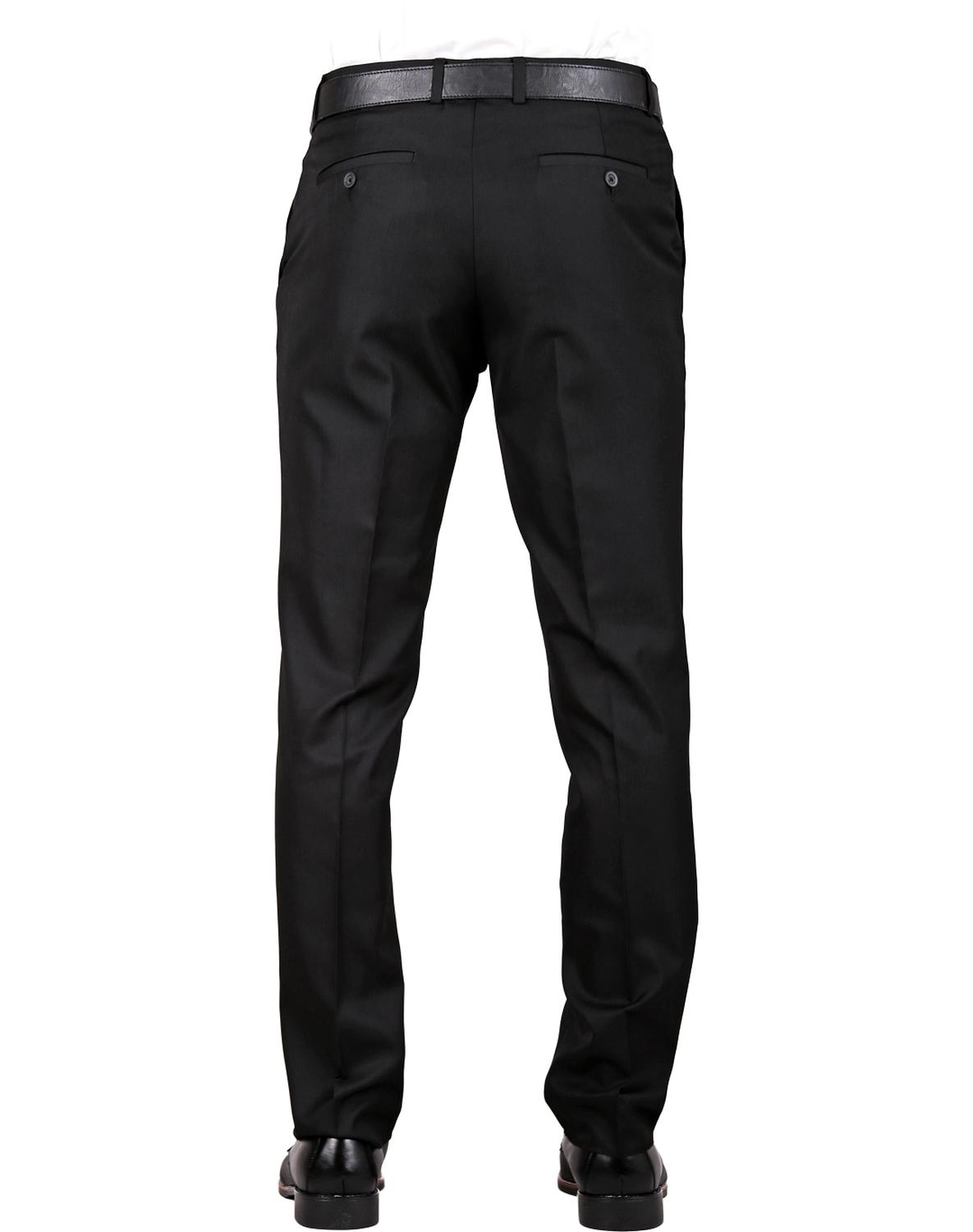 Yale Pantalones Negros Vestir Pantalón Hombre Vestir Negro Yale