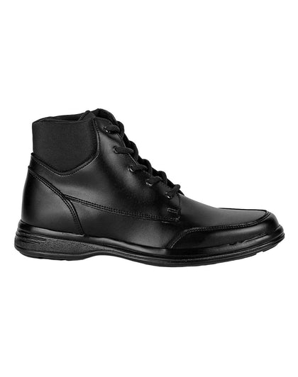Zapato Escolar Niño Negro Tacto Piel Stfashion 15103800