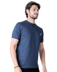 Playera Hombre Basico Camiseta Azul Stfashion 61705011