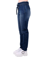 Jeans Mujer Moda Jogger Azul Oggi 59105224