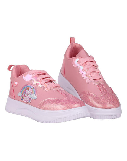 Tenis Niña Casual Rosa Stfashion 14604102