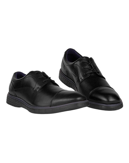 Zapato Hombre Oxford Vestir Negro Piel Flexi 02504142