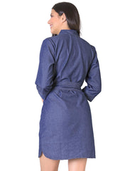 Vestido Mujer Casual Azul Stfashion 60404241