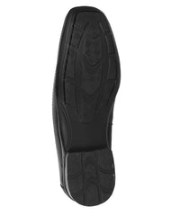 Zapato Hombre Mocasín Casual Negro Piel Sebastian 14903801