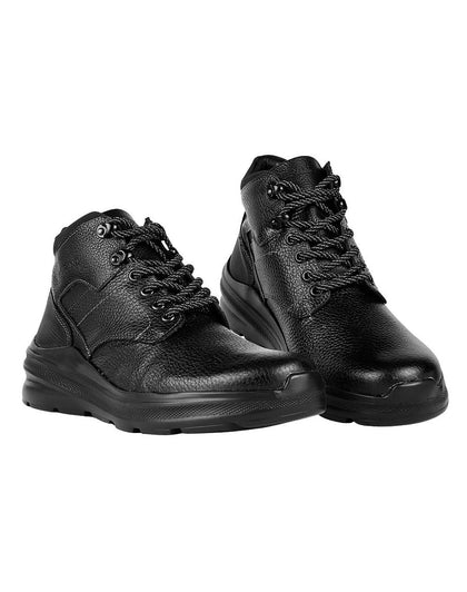 Botin Hombre Casual Negro Piel Merano Shoes 04004109