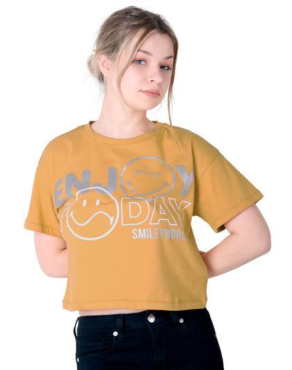 Playera Moda Camiseta Mujer Café Stfashion 61904233 – SALVAJE TENTACIÓN