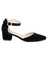 Zapatilla Mujer Tacon Negro Valdano 01402901