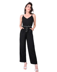 Jumpsuit Mujer Casual Negro Stfashion 52404249