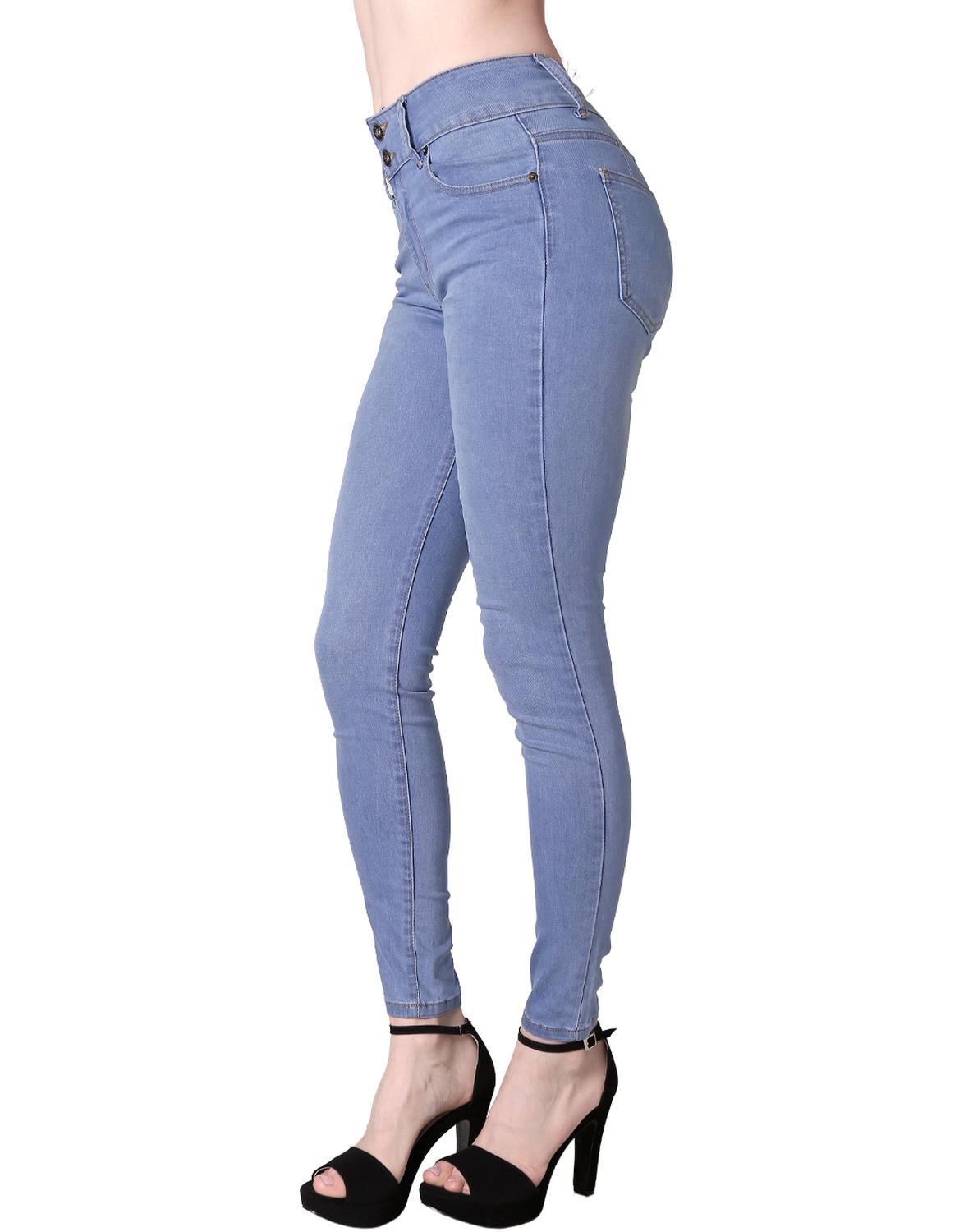 Jeans Basico Skinny Mujer Azul Stfashion 63104208