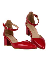 Zapatilla Mujer Vestir Rojo Stfashion 00304121