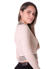 Sweater Mujer Beige Uk 56705246