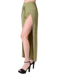 Pantalón Mujer Moda Recto Verde Stfashion 72904652