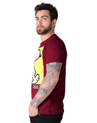 Playera Hombre Moda Camiseta Rojo Peanuts 58204842