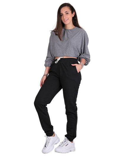 Pants Mujer Optima Negro 56504204 French Terry